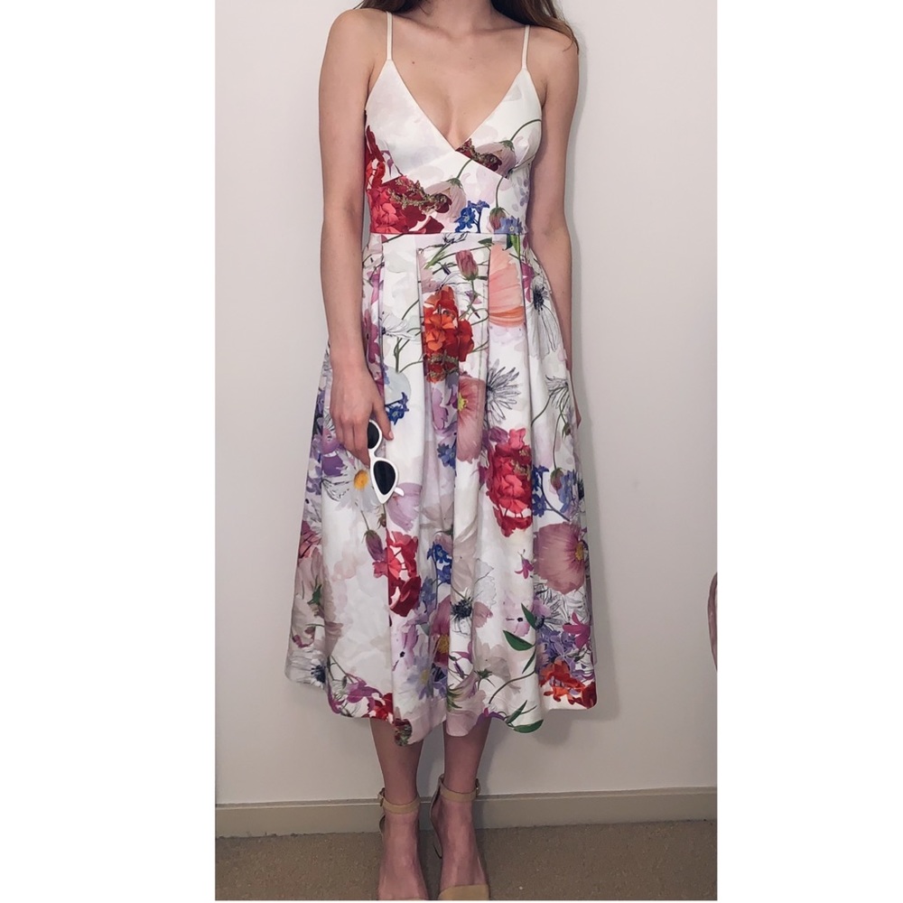 ASOS midi floral dress